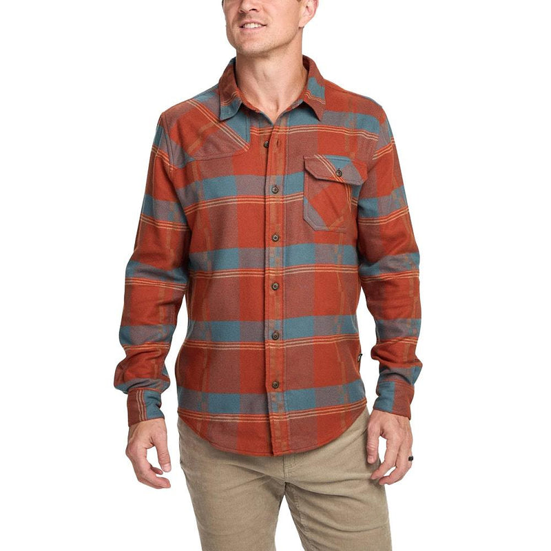 Men's Harker's Terracotta Flannel Shirt