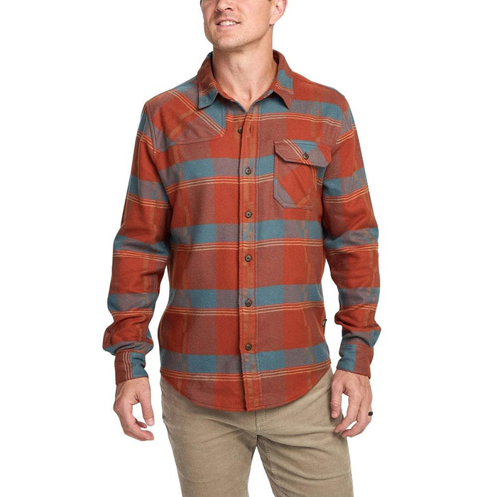 Men's Harker's Terracotta Flannel Shirt