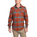 Men's Harker's Terracotta Flannel Shirt