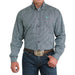 Men's Purple Floral Print Shirt