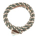 5/8 inch by 22 feet Brown & Teal 100% Alpaca Mecate Reins