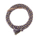5/8 inch by 22 feet Purple, White, Tan 100% Alpaca Mecate Reins