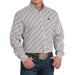 Men's White Print Shirt