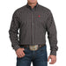Men's Black & Red Plaid Shirt
