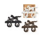 Cast Iron Horse Wall Hooks -White