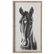 Print Framed Horse Wall Decor