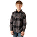 Boy's Dark Grey Retro Hernandez Shirt