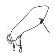 Dogbone Snaffle with Solid Bead Mouthpiece Sliding Gag