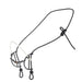 Dogbone Snaffle with Solid Bead Mouthpiece Sliding Gag