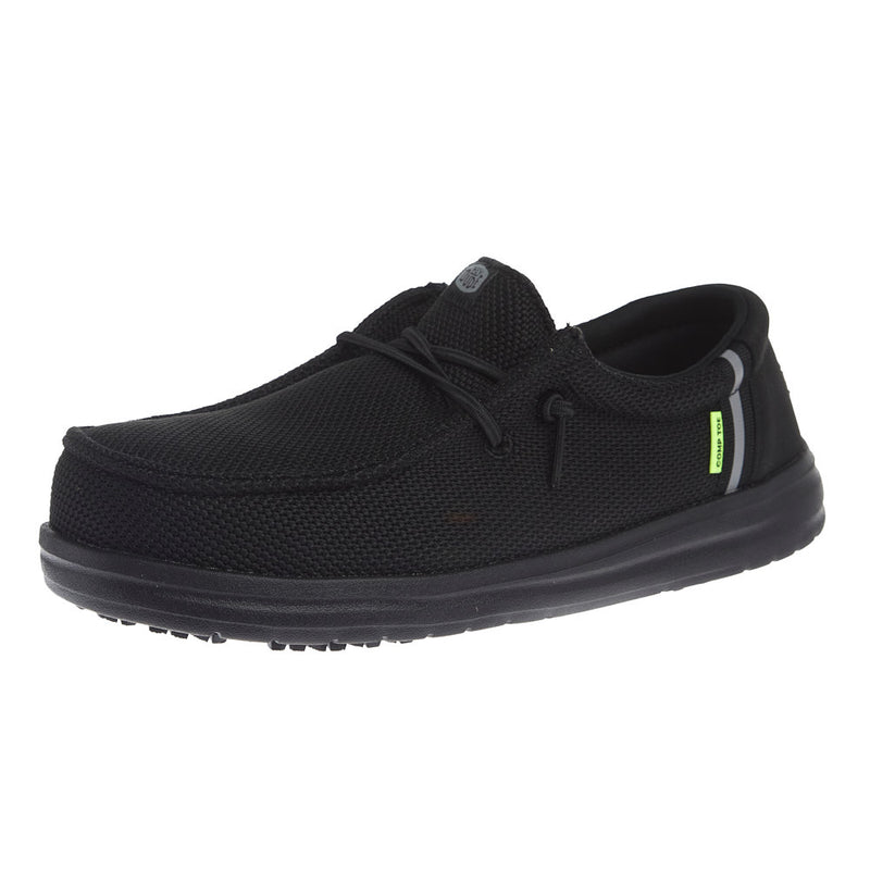 Women's Wendy Work Black Slip On Composite Toe Work Shoe