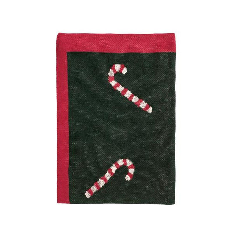 Candy Cane Throw Blanket