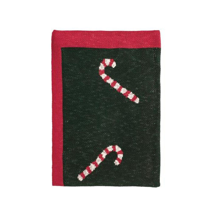 Candy Cane Throw Blanket