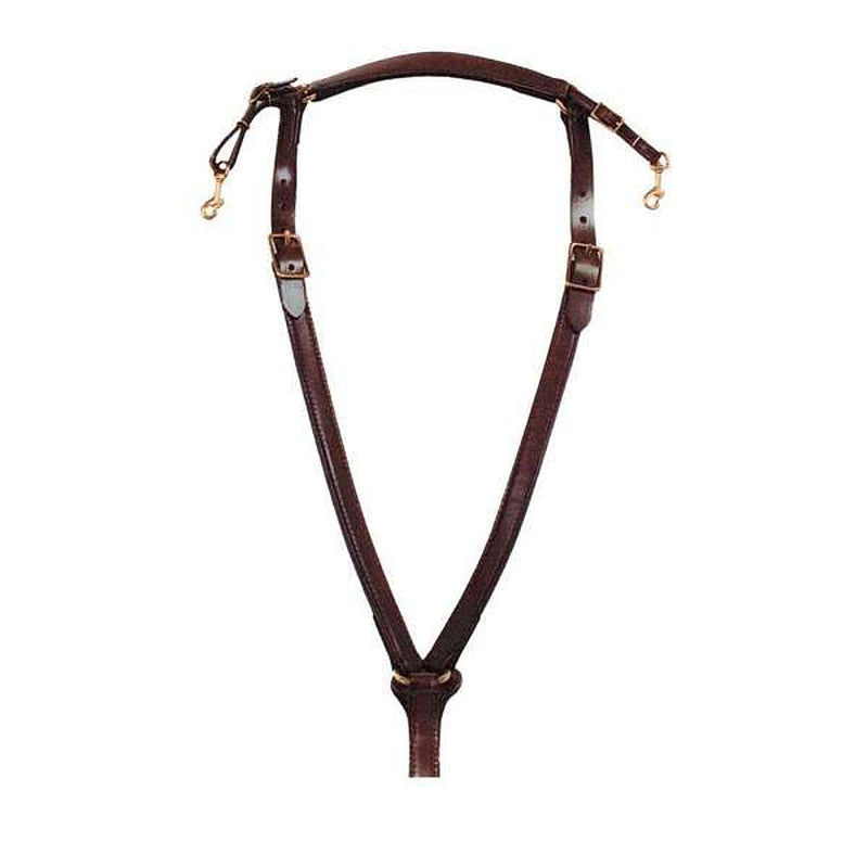 Over Neck Brass Trail Breast Collar