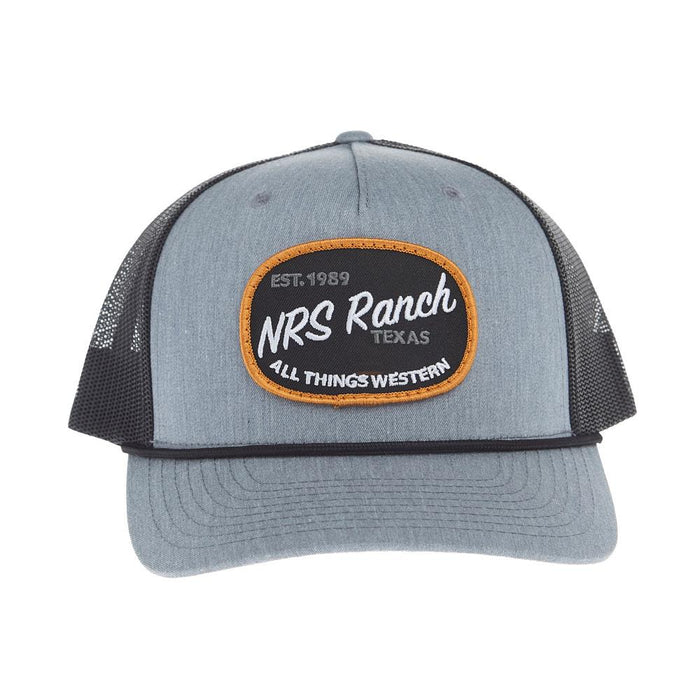 Grey & Black Rope Logo Cap