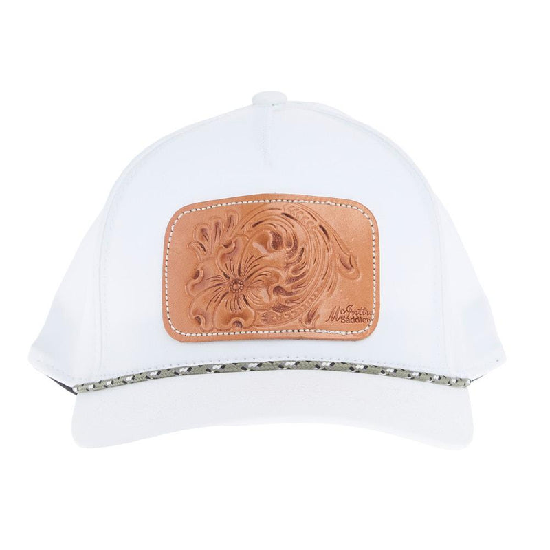 Natural Floral with Cord Cap