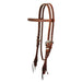 Rosewood Dotted Browband Headstall
