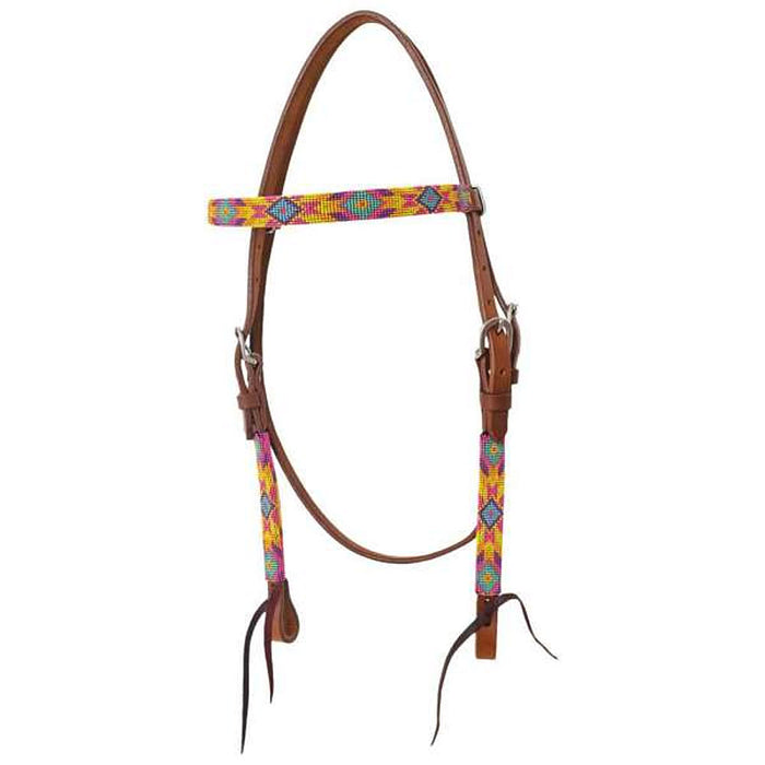 Infinity Bubblegum Browband Headstall