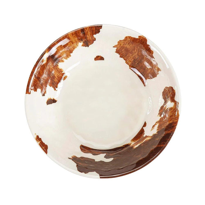 Elsa Cowprint Melamine Salad 4 Piece Bowl Set