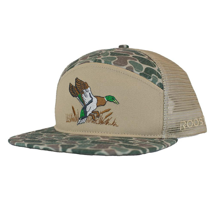 Boy's Camo Roost Duck Logo Cap
