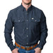 Men's Silas Black Long Sleeve Shirt