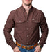 Men's Collin Brown Long Sleeve Shirt