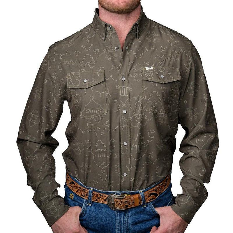 Men's Green Carson Long Sleeve Shirt