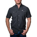 Men's Core Grey Snap Short Sleeve Shirt