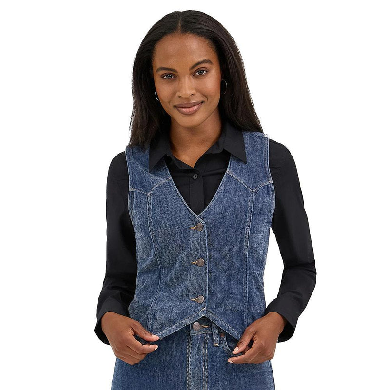 Women's Retro Party Denim Vest