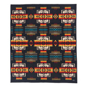 Chief Joseph Jacquard Black Blanket