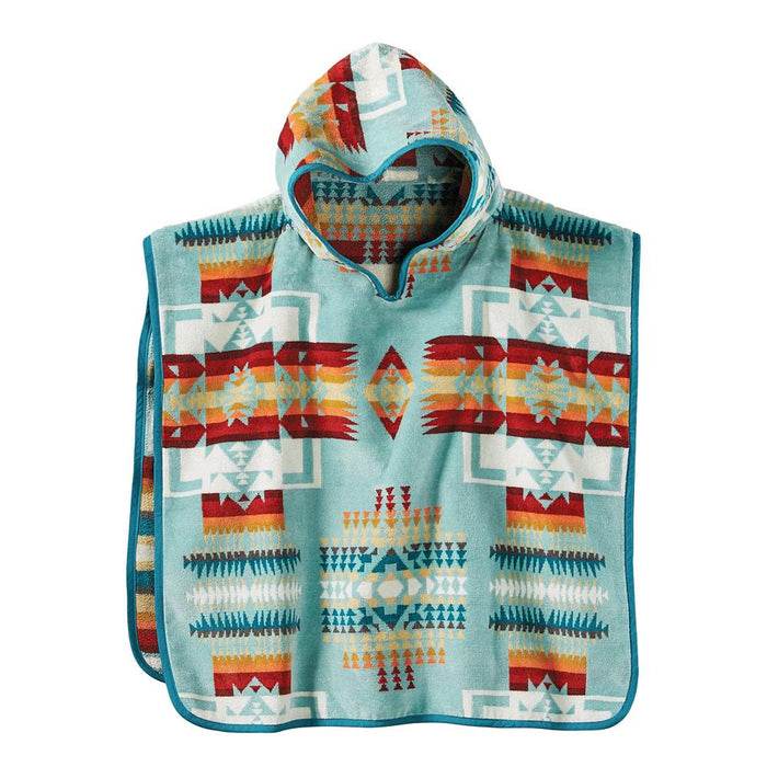 Jacquard Aqua Hooded Towel