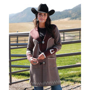 Women's Grey Bucking Horse Duster