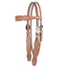 Windsor 5/8in Shaped Browband Headstall