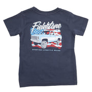 Boy's Anchor Slate USA Truck Tee Shirt