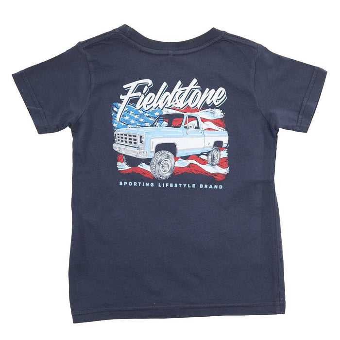 Boy's Anchor Slate USA Truck Tee Shirt