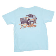 Boy's Chambray Neon Bronco Tee Shirt