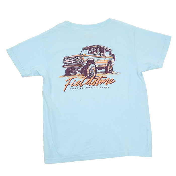 Boy's Chambray Neon Bronco Tee Shirt
