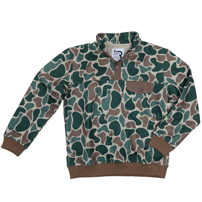 Boy's Camo Roost Quilted Pullover