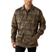 Men's Caldwell Beige Printed Shirt Jacket