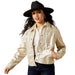 Women's Gold Cropped Jacket