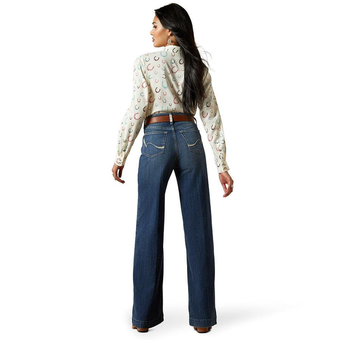 Women's Ultra High Rise Rosalie Natalia Wide Leg Jeans