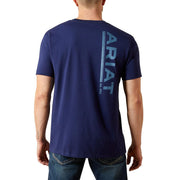 Men's Medieval Blue New Vertical Tee Shirt