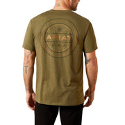 Men's Military Green Ropers Seal Tee Shirt