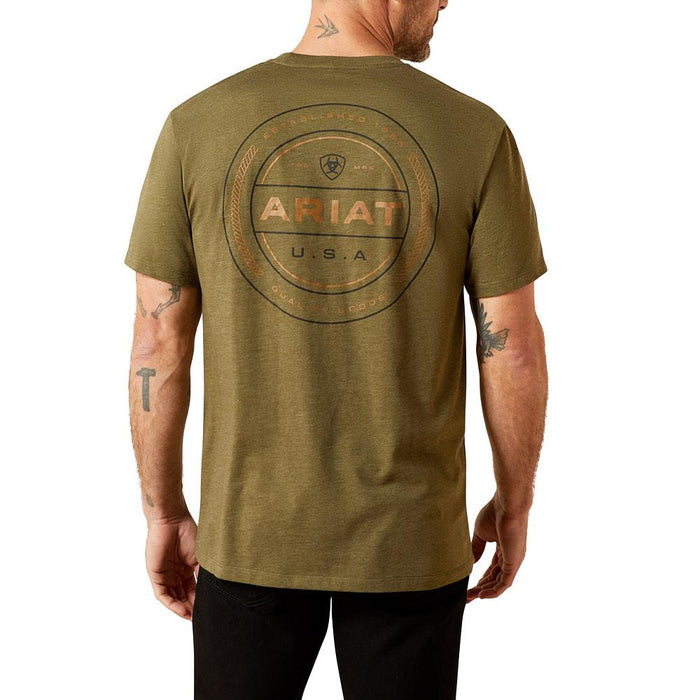 Men's Military Green Ropers Seal Tee Shirt