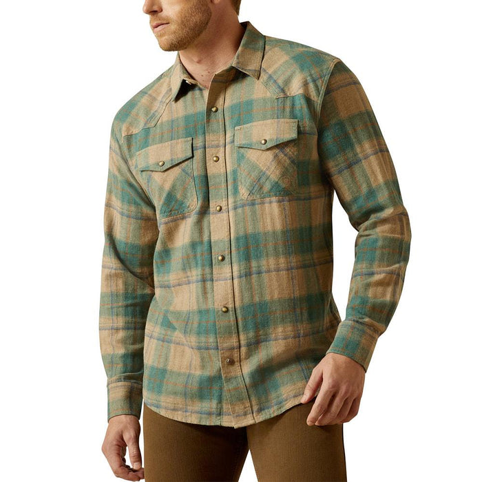 Men's Huxlee Retro Deep Teal Shirt