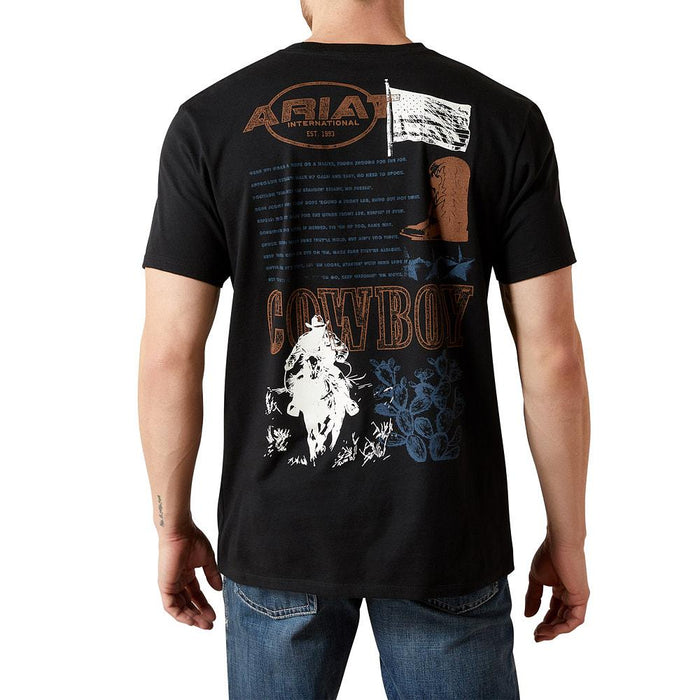 Men's Black Maximal Collage Tee Shirt