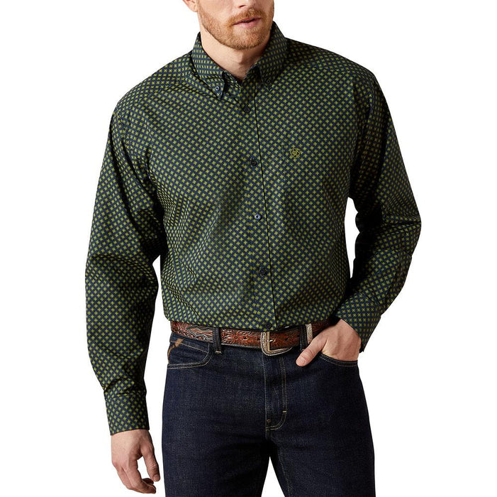 Men's Waylon Navy Print Shirt