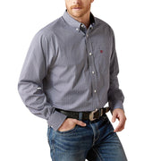 Men's Wrinkle Free Bowen Navy Shirt
