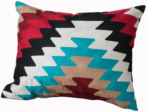 Montana Crewel Stitch Embroidery Pillow