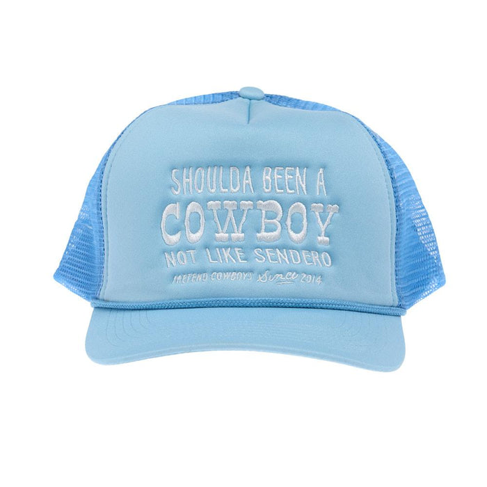Men's Blue Shoulda Been A Cowboy Cap