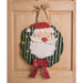 Light Up Santa Wreath Door Hanger